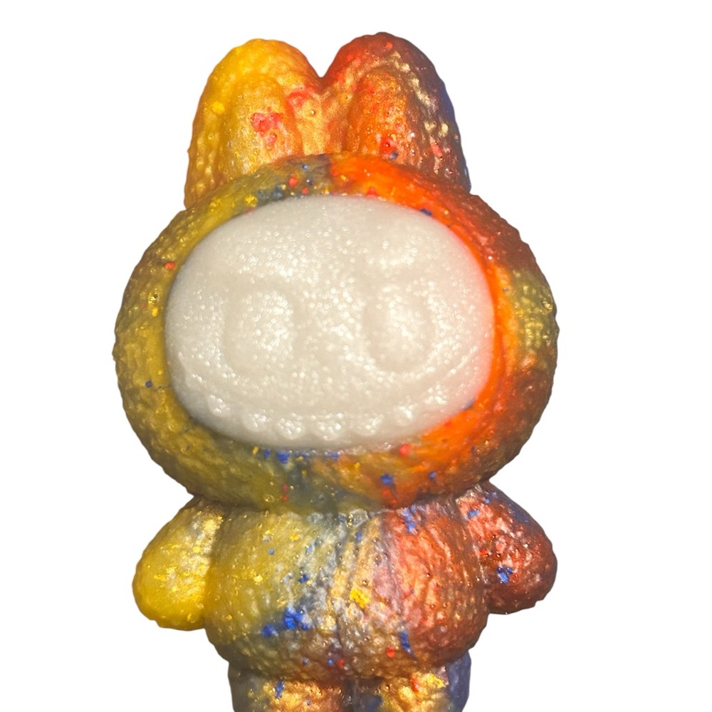 Meet hugzby labubu keychain paint your own face